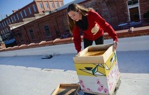 Leigh-Kathryn Bonner’s vision is for Durham to become the model for urban beekeeping.