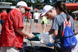 Composting was made available at the 2014 & 2015 Kay Yow Spring Football Games and will now be offered at all home football games during the 2015 season.