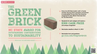 Green Brick Award Flyer