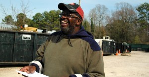 Gerald Sanders, who supervises the NC State Dearstyne recycling facility, receives about 100 deliveries a week of items to be reused or recycled.