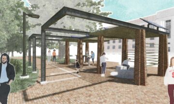 A new solar-powered outdoor space on campus is now one step closer to completion with this winning concept in the student design competition
