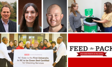 Winners of the 2021 NC State Sustainability Awards.