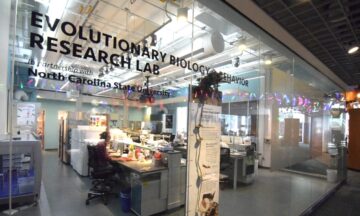 View of the Evolutionary Biology and Behavior Research Lab at NC Museum of Natural Sciences