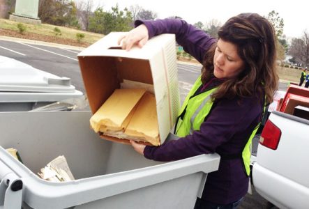 The March 9 recycling and shredding drive at NC State is free and open to the public.