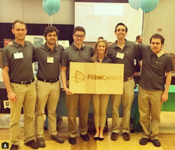 The FilterDetect team at the LuLu eGames. Photo courtesy of FilterDetect