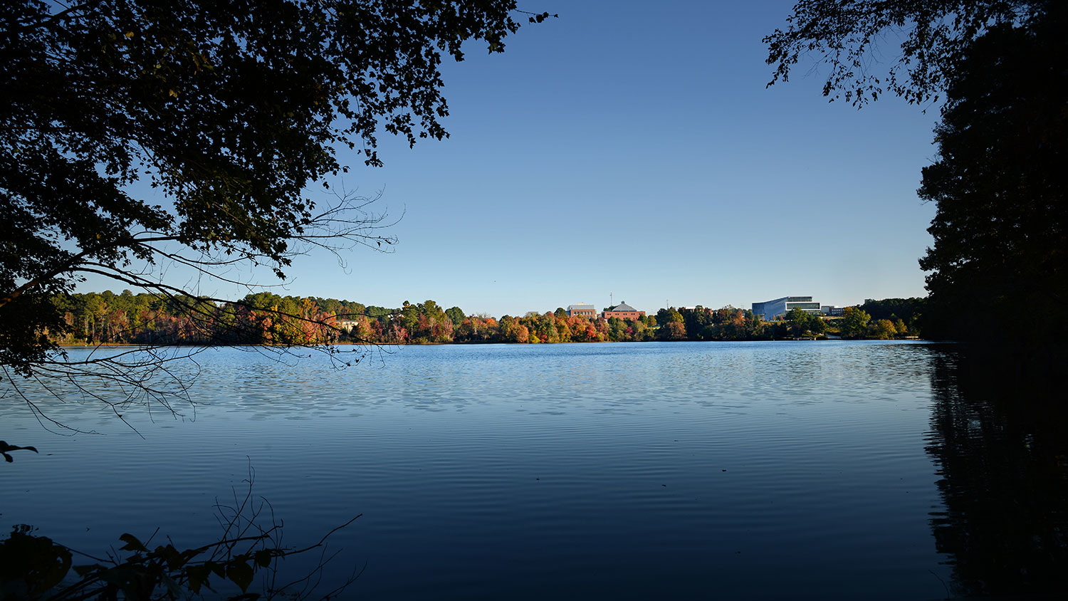 view of lake raleigh