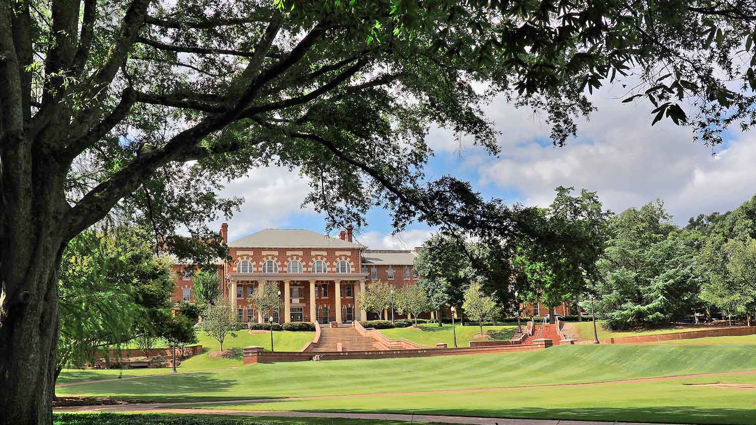 NC State Campus on a sunny summer day.