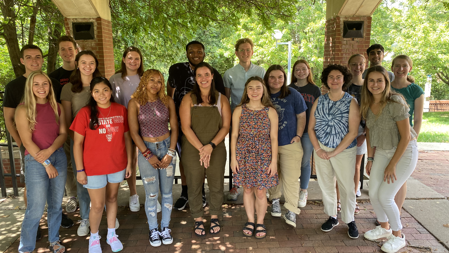 Group photo of 2022 Campus As A Classroom Students standing outside