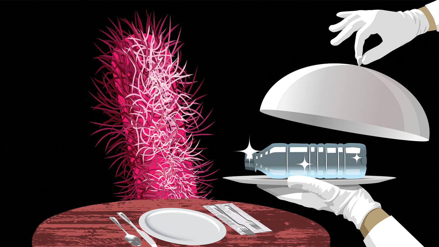 Bacteria prepare to eat plastic.