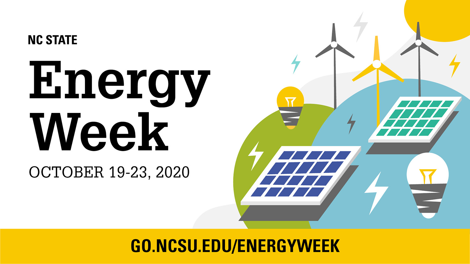 Decorative billboard for Energy Week